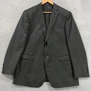 Z Zegna Blazer Mens‎ 44R Gray Mohair Wool Sports Jacket Coat Preppy